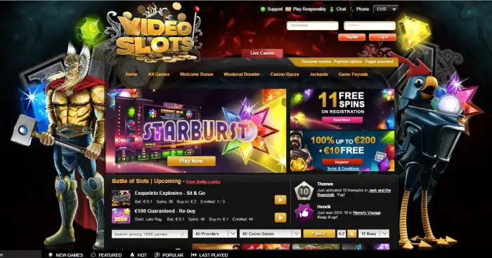 Videslots Casino